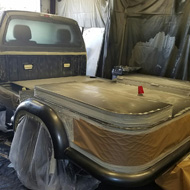 Painting The Bed Liners Of a Truck