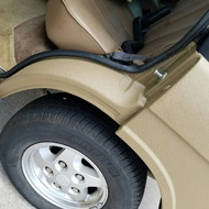 Side Of a Newly Painted Car