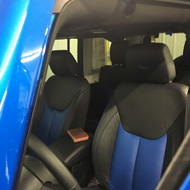 Blue Seat Cover