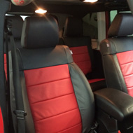 Red Jeep Interior